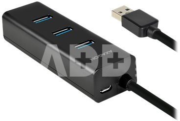 AXAGON Four-port USB 3.0 hub with fast charging and power support | HUE-S2B