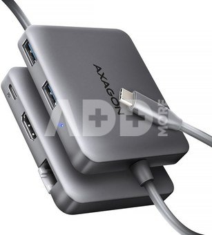 AXAGON HMC-5HL 2xUSB-A 4K HDMI GLAN PD100W USB-C 15cm