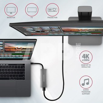 AXAGON Multi-port USB-C 10Gbps hub, 13cm | HMC-5G21