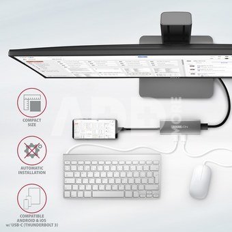 AXAGON Multi-port USB-C 10Gbps hub, 13cm | HMC-5G21