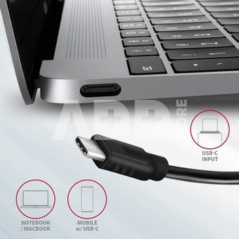 AXAGON Multi-port USB-C 10Gbps hub, 13cm | HMC-5G21