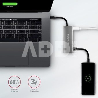 AXAGON Multi-port USB-C 10Gbps hub, 13cm | HMC-5G21