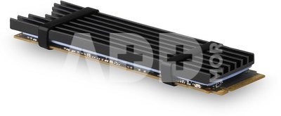 AXAGON Passive aluminum heatsink for all M.2 SSDs, size 2280, high 3 mm | CLR-M2L3