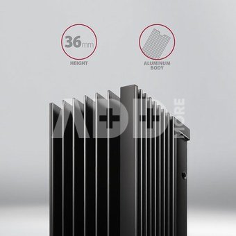AXAGON Passive aluminum heatsink for single-sided and double-sided M.2 SSD disks, size 2280, height 36 mm | CLR-M2XL