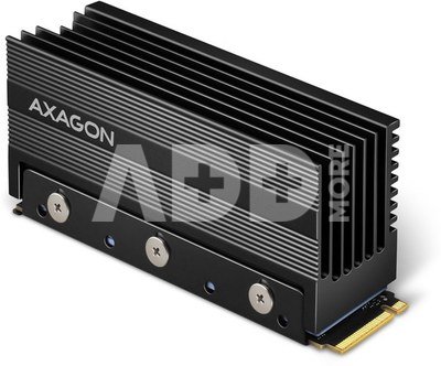 AXAGON Passive aluminum heatsink for single-sided and double-sided M.2 SSD disks, size 2280, height 36 mm | CLR-M2XL