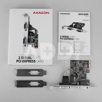 AXAGON PCI-Express card with two 250 kbps serial ports | PCEA-S2N