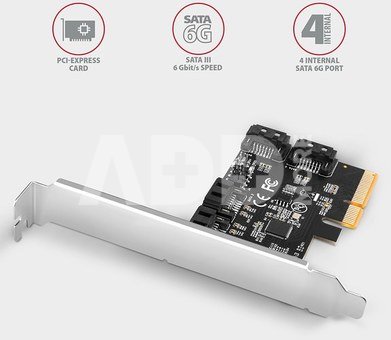 AXAGON PCIe Controller 4x SATA 6G | PCES-SA4X4