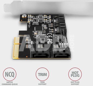AXAGON PCIe Controller 4x SATA 6G | PCES-SA4X4