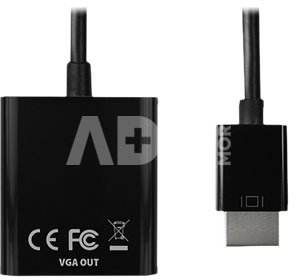 AXAGON | RVH-VGN, HDMI - VGA Reduction Adapter | 0.15 m