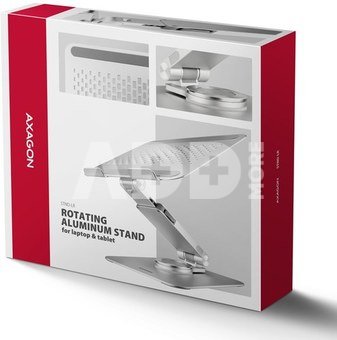 AXAGON STND-LR ALU stand for laptop 10-16 adjustable