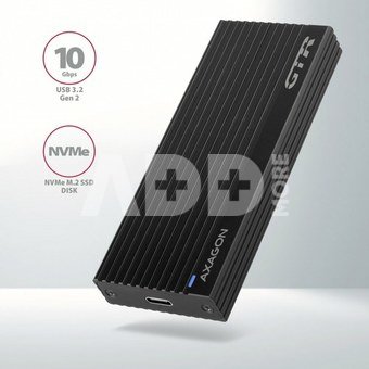 AXAGON THIN RIB 42-80mm box USB-C 3.2 Gen2 - M.2 NVMe SSD