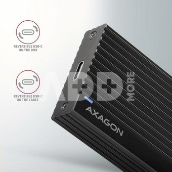 AXAGON THIN RIB 42-80mm box USB-C 3.2 Gen2 - M.2 NVMe SSD