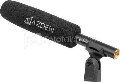 AZDEN SGM-250H SHOTGUN MICROPHONE, BROADCAST QUALITY HYPERCARDIOID W/ XLR OUTPUT