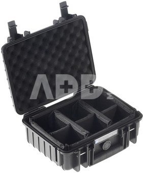 B&W International Type 1000 black incl. Padded Divider