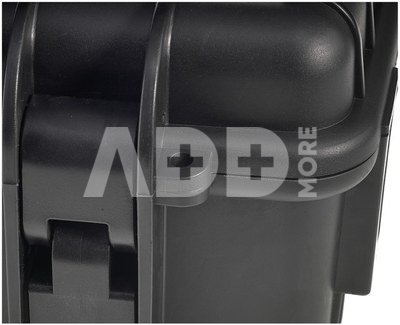 B&W International Type 1000 black incl. pre-cut foam