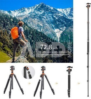 Ball Head Quick Release Plate DSLR Tripod