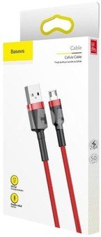 Baseus Cafule Micro USB cable 2.4A 1m (Red)