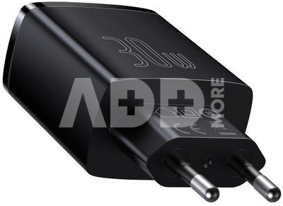 BASEUS Compact Quick Charger 2U+C 30w EU Black