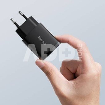Baseus Compact Quick Charger USB and USB-C 20W EU