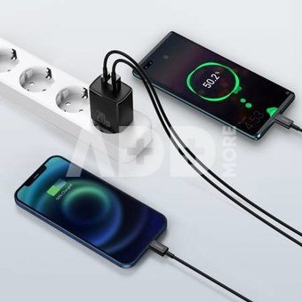 Baseus Compact Quick Charger USB and USB-C 20W EU