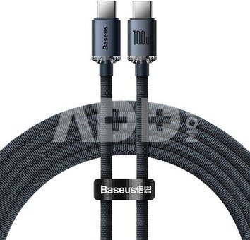 Baseus Crystal Shine cable USB-C to USB-C, 100W, 1.2m (black)