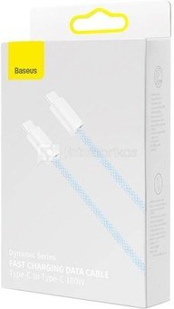 BASEUS Dynamic Data Cable USB-C to USB-C 100w 1m Blue