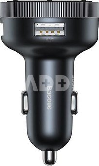 Baseus Enjoy Car Wireless MP3 Charger, Bluetooth 5.0, microSD, AUX (black)