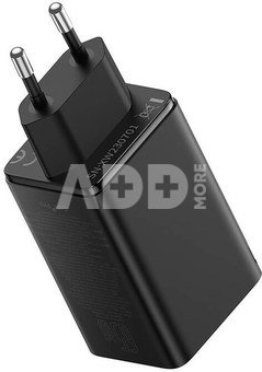 Baseus GAN6 Pro Fast Charger, 2xUSB-C + 2xUSB, 65W (čern&aacute;)