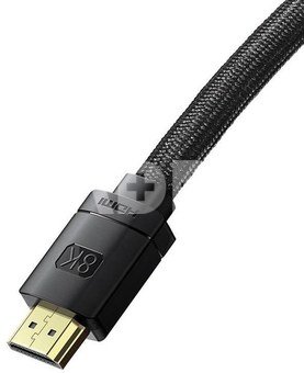 Baseus High Definition Series HDMI 2.1 cable, 8K 60Hz, 3D, HDR, 48Gbps, 1m (black)