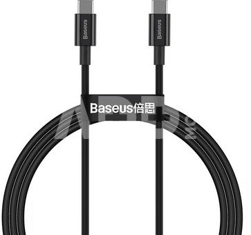 Baseus Superior Series Cable USB-C to USB-C, 100W, 1m (black)