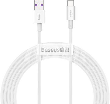 Baseus Superior Series Cable USB to USB-C, 66W, 2m (white)