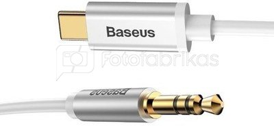 BASEUS YIVEN USB-C TO 3,5MM, 1.2M (white)