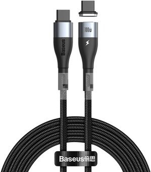 Baseus Zinc Magnetic USB-C - USB-C Cable 100W 1.5m (Black)
