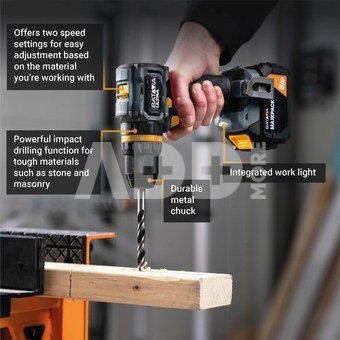 Batavia B.V. 18V Cordless Brushless Combi Drill 70 Nm, Without Battery and Charger