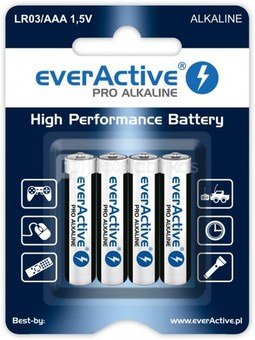 Battery LR03 everActive Pro Alkaline LR03 4xAAA