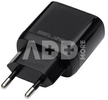 Beline Charger 30W USB-C + lightning, black cable