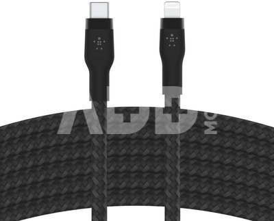 Belkin Flex Lightning/USB-C 15W 2m mfi. cert. black CAA011bt2MBK