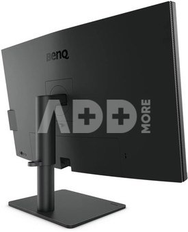 Benq USB-C Monitor PD3205U 31.5 ", IPS, UHD, 3840 x 2160, 16:9, 5 ms, 350 cd/m&sup2;, Black, 60 Hz, HDMI ports quantity 1
