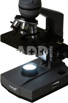 Biologinis mikroskopas su koordinuotu stumdomu staliuku Levenhuk 320 40x-1000x