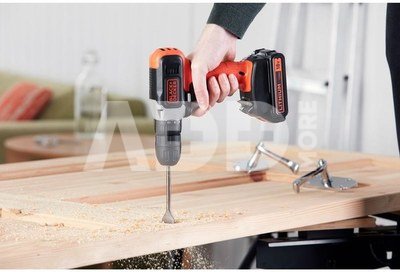 BLACK & DECKER | Cordless Drill Driver | BCD001C1-QW | 18 V | 1.5 Ah | Lithium