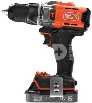 BLACK & DECKER | Cordless Drill Driver | BCD383D1XK-QW | 18 V | 2.0 Ah | Lithium