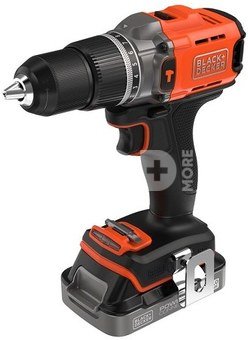 BLACK & DECKER | Cordless Drill Driver | BCD383D1XK-QW | 18 V | 2.0 Ah | Lithium