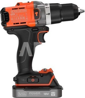 BLACK & DECKER | Cordless Drill Driver | BCD383D1XK-QW | 18 V | 2.0 Ah | Lithium