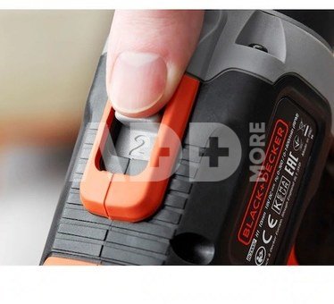 BLACK & DECKER | Cordless Drill/Driver with 2.0 Ah/4.0 Ah Battery | BCD003MEM2K-QW | 18 V | 2.0/4.0 Ah | Lithium