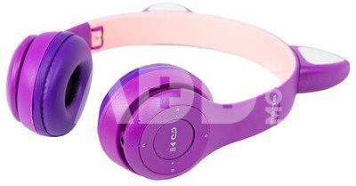 BLOW Wireless headset Bluetooth 5.0 LED for kids purple ears