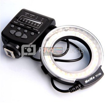 LED macro ring flash Meike Canon FC100