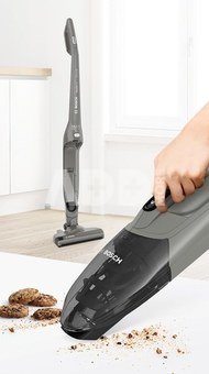 Bosch Vacuum cleaner Readyy'y Serie 2 BBHF214G Cordless operating, Handstick and Handheld, 14.4 V, Operating time (max) 35 min, Grey, Warranty 24 month(s), Battery warranty 24 month(s)
