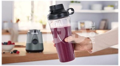 Bosch | VitaPower ToGo Smoothie Maker | MMB2111S | Tabletop | 450 W | Jar material Tritan | Jar capacity 0.6 L | Ice crushing | Silver