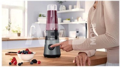 Bosch | VitaPower ToGo Smoothie Maker | MMB2111S | Tabletop | 450 W | Jar material Tritan | Jar capacity 0.6 L | Ice crushing | Silver