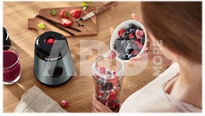 Bosch | VitaPower ToGo Smoothie Maker | MMB2111S | Tabletop | 450 W | Jar material Tritan | Jar capacity 0.6 L | Ice crushing | Silver
